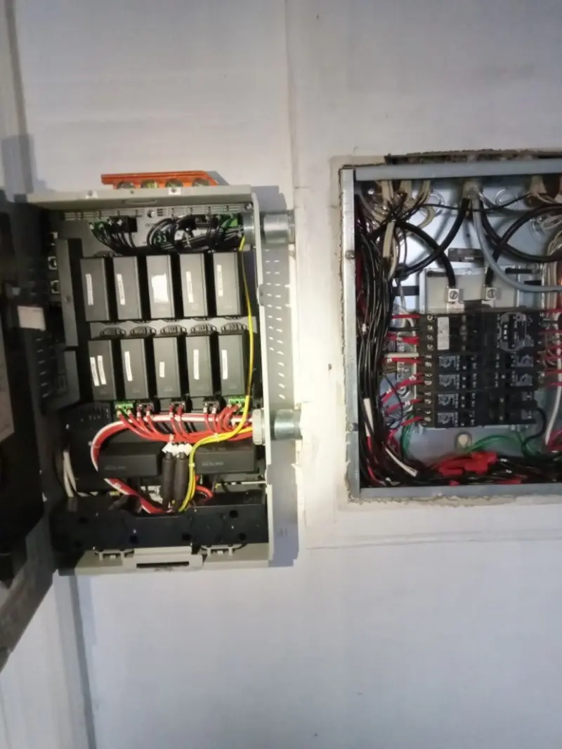Electrical panel upgrade completed for Ring Doorbell Installation in Henderson